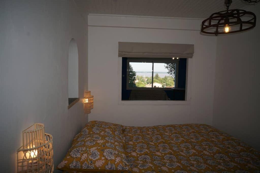 Appartement Avec Vue Panoramique Sur L'Estuaire De La Gironde Plassac  Exteriör bild