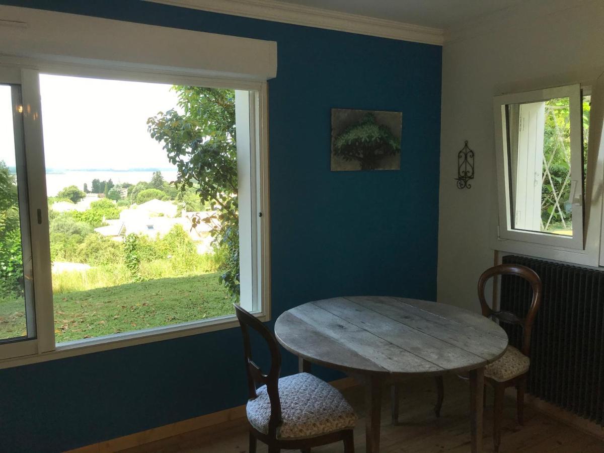 Appartement Avec Vue Panoramique Sur L'Estuaire De La Gironde Plassac  Exteriör bild