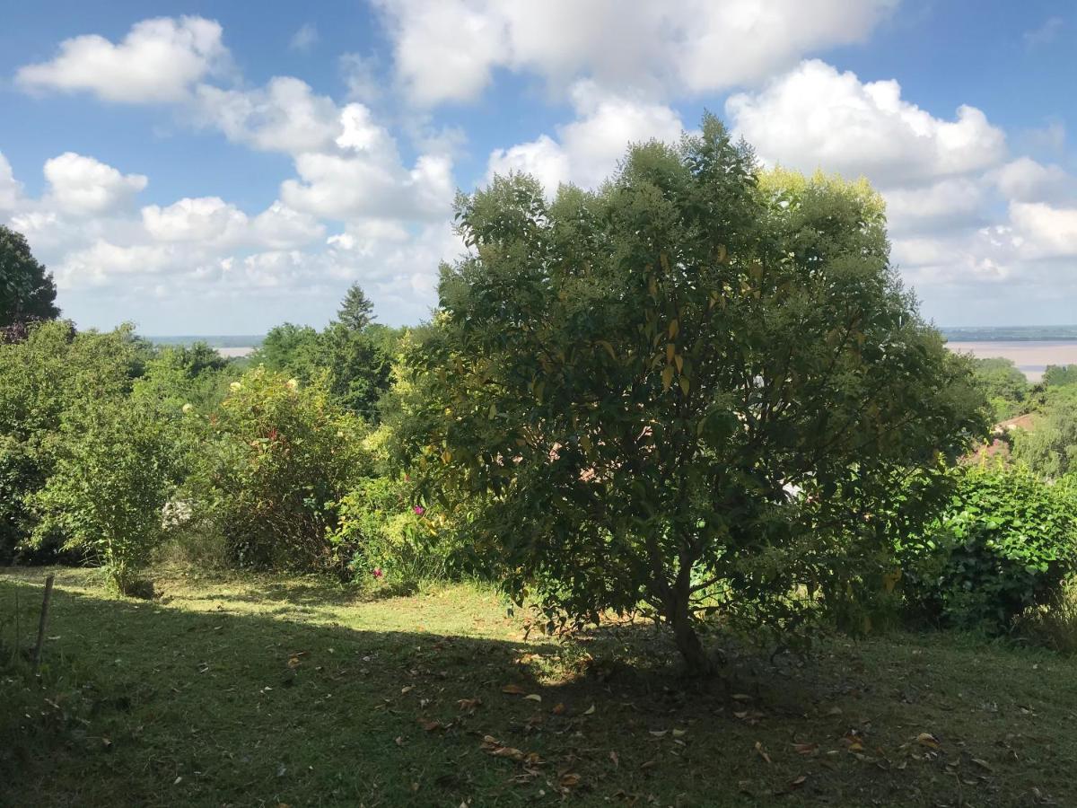 Appartement Avec Vue Panoramique Sur L'Estuaire De La Gironde Plassac  Exteriör bild